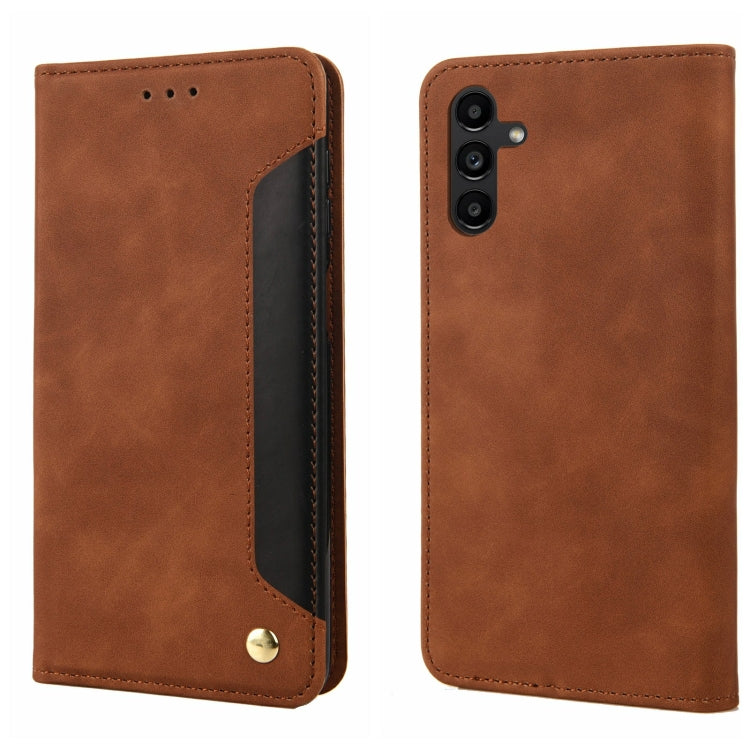 Custodia in pelle effetto pelle per Samsung Galaxy A36/56 5G, A16/A26 5G e A06