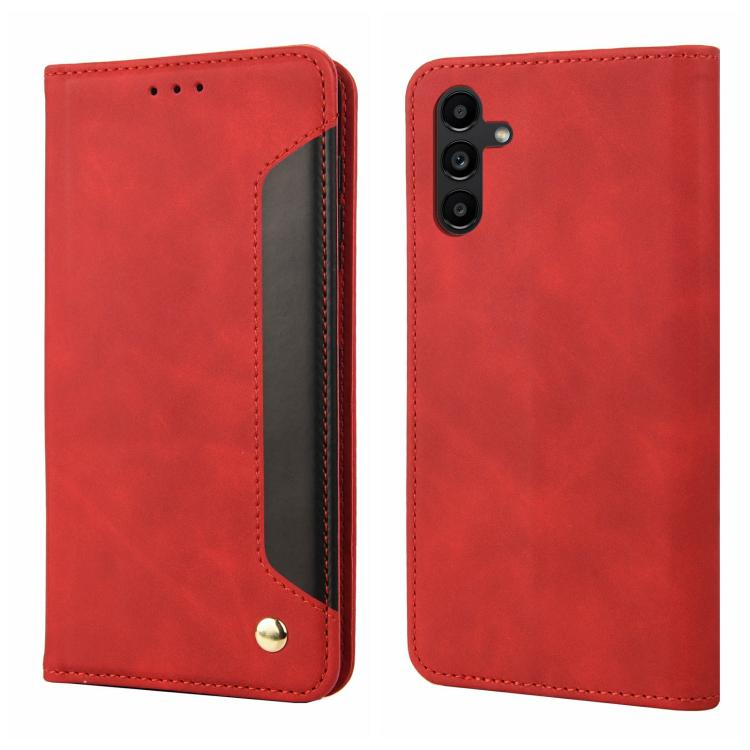 Custodia in pelle effetto pelle per Galaxy A57 5G, Galaxy A37 5G, Galaxy A27 5G