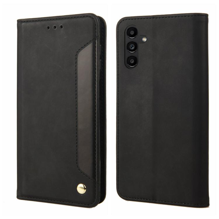 Custodia in pelle effetto pelle per Galaxy A57 5G, Galaxy A37 5G, Galaxy A27 5G