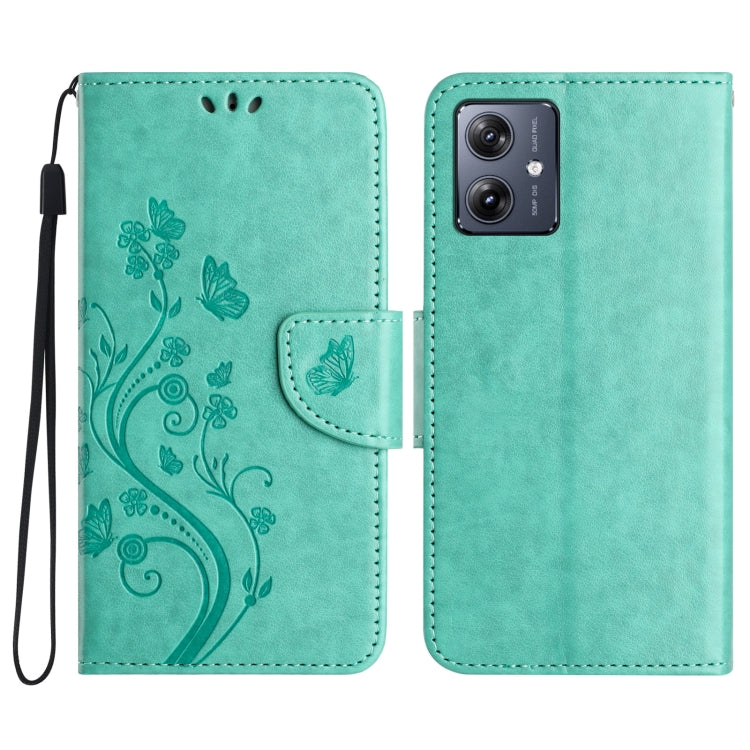 Custodia in pelle con motivo farfalla per Samsung Galaxy A36 5G e A06 4G