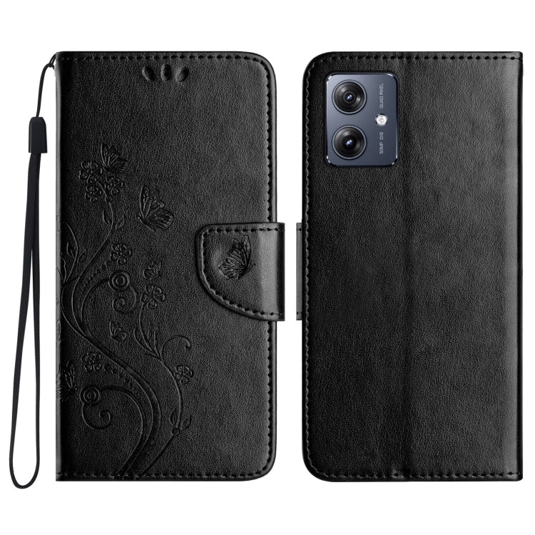 Custodia in pelle con motivo farfalla per Samsung Galaxy A36 5G e A06 4G