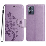 Custodia in pelle con motivo farfalla per Samsung Galaxy A36 5G e A06 4G