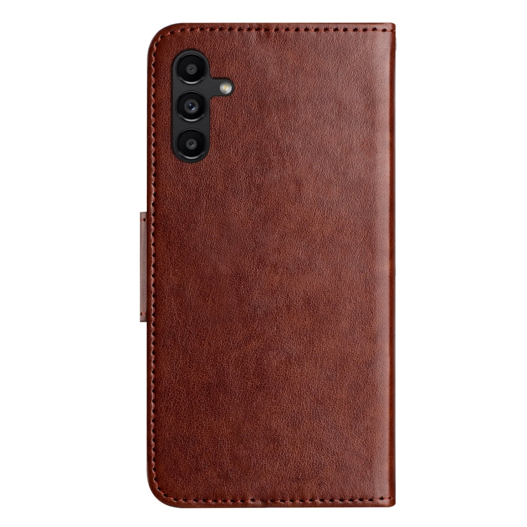 Custodia in pelle con motivo farfalla per Samsung Galaxy A36 5G e A06 4G