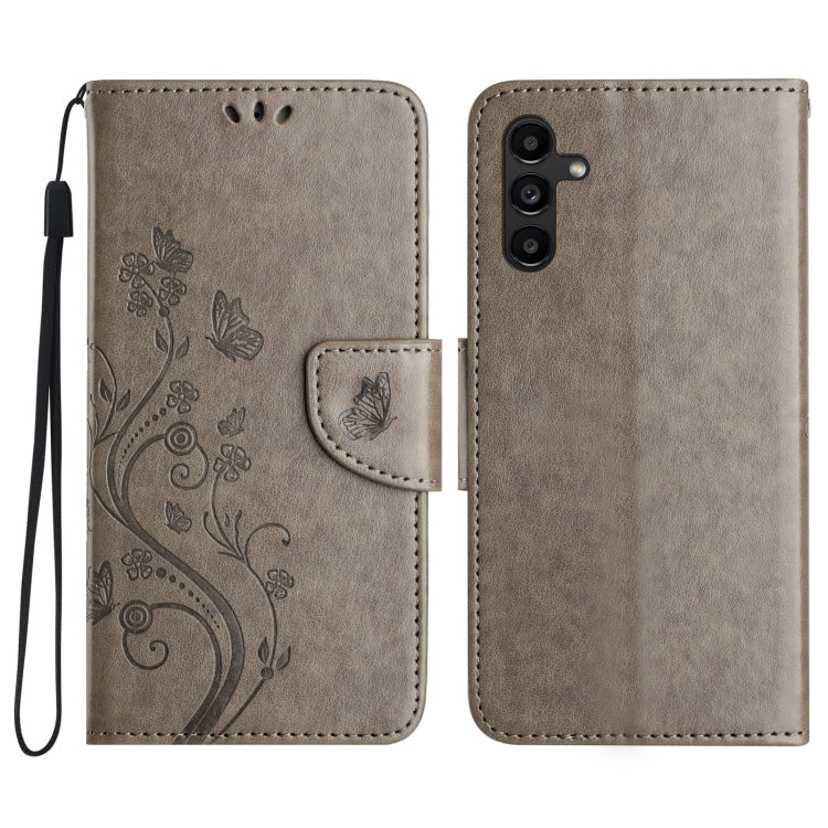 Custodia in pelle con motivo farfalla per Samsung Galaxy A36 5G e A06 4G