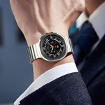 Cinturino per orologio in titanio puro con fibbia piatta a una perlina, For Samsung Galaxy Watch Ultra / Ultra 2025, For Samsung Galaxy Watch8 / Watch8 Classic