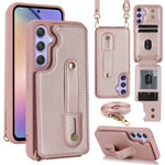 Custodia portafoglio con cinturino verticale per Samsung Galaxy S26+, S26 Ultra