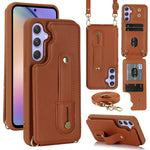 Custodia portafoglio con cinturino verticale per Samsung Galaxy S26+, S26 Ultra