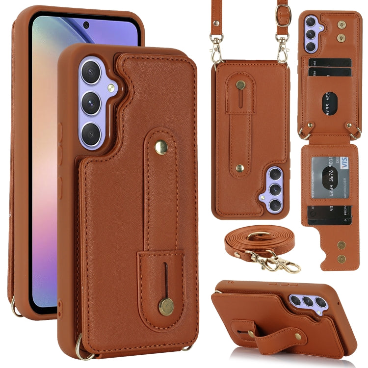 Custodia portafoglio con cinturino verticale per Samsung Galaxy S26+, S26 Ultra