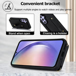 Custodia portafoglio con cinturino verticale per Samsung Galaxy S26+, S26 Ultra
