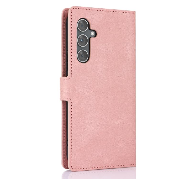 Custodia in pelle di vitello con texture effetto fantasia per Samsung Galaxy