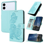 Custodia in pelle con stampa fiori di Datura per Galaxy S26 FE 5G, Samsung