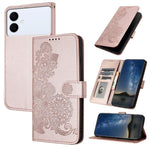 Custodia in pelle con stampa fiori di Datura per Galaxy S26 FE 5G, Samsung