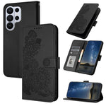 Custodia in pelle con stampa fiori di Datura per Galaxy S26 FE 5G, Samsung