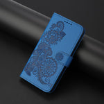 Custodia in pelle con stampa fiori di Datura per Galaxy S26 FE 5G, Samsung