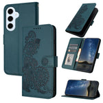 Custodia in pelle con stampa fiori di Datura per Galaxy S26 FE 5G, Samsung