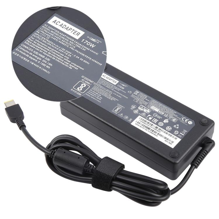 Adattatore alimentazione 170W 20V 8,5A USB per Lenovo