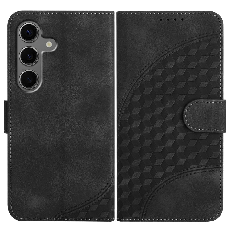Custodia in pelle con testa di elefante in rilievo e cordino per Samsung Galaxy
