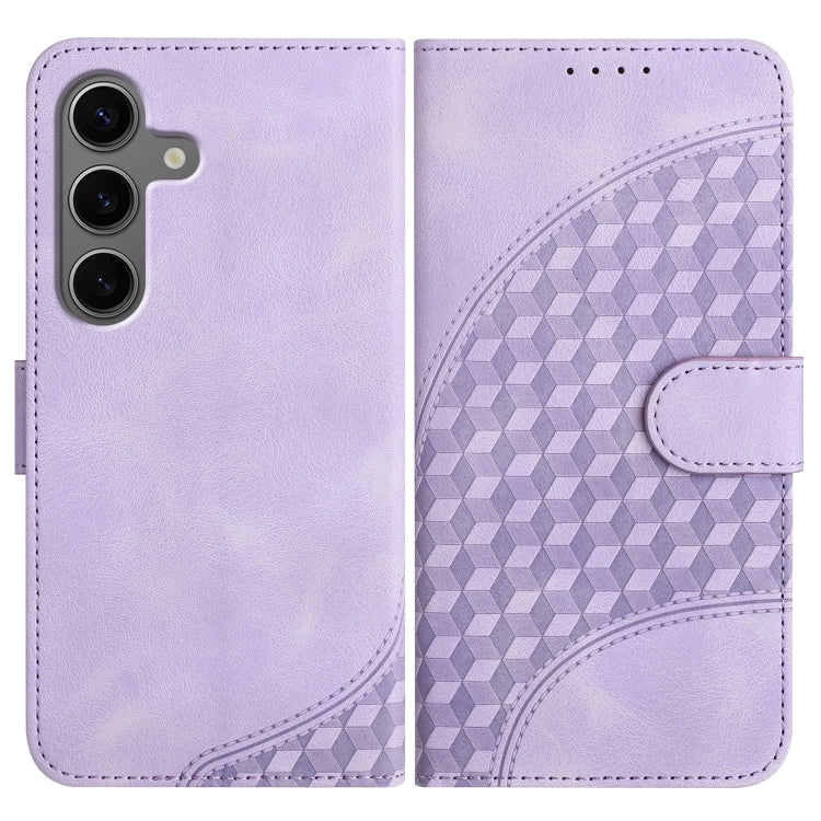 Custodia in pelle con testa di elefante in rilievo e cordino per Samsung Galaxy