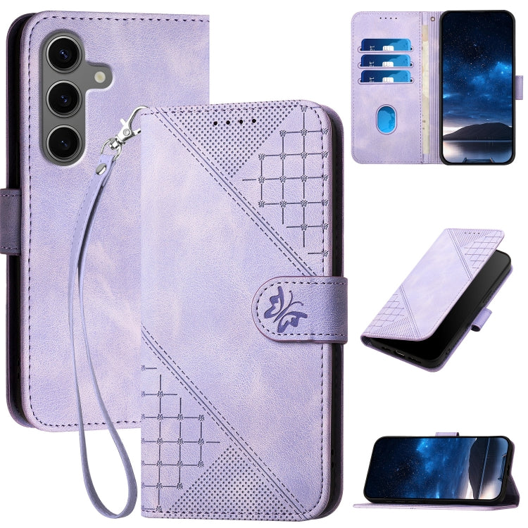 Custodia portafoglio con farfalla per Samsung Galaxy S25 5G - immagine 24