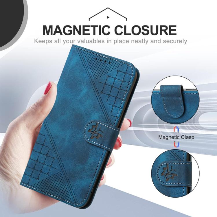 Custodia portafoglio con farfalla per Samsung Galaxy S25 5G - immagine 6