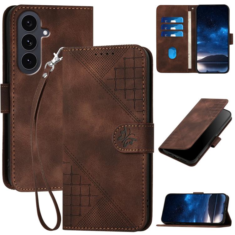 Custodia portafoglio con farfalla per Samsung Galaxy S25 5G - immagine 10