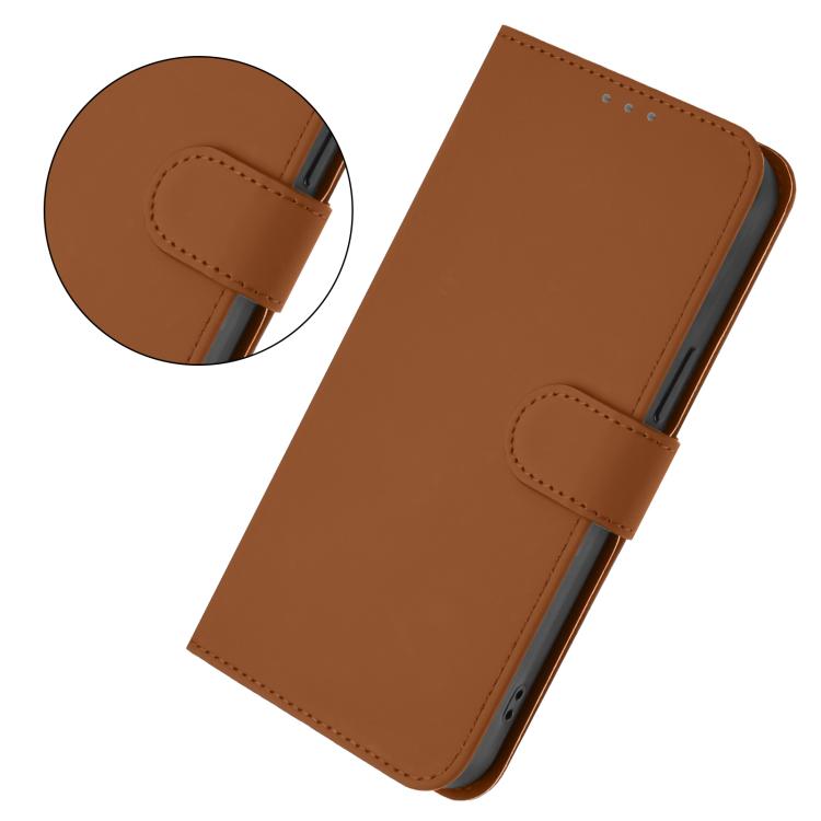 Custodia per telefono in pelle tinta unita effetto pelle con cordino, For iPhone 17e / 16e