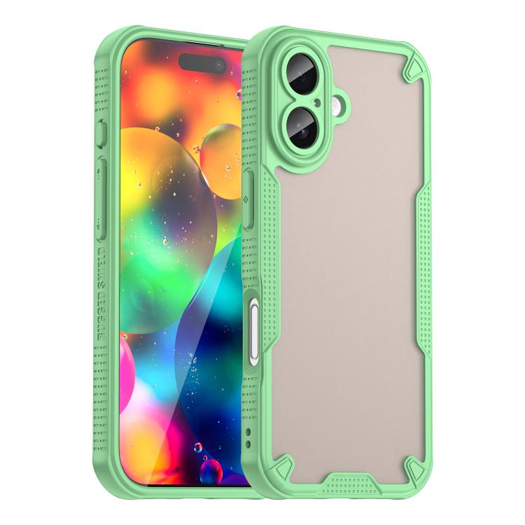 Custodia per telefono Armor Glaze PC Hybrid TPU, For iPhone 17 Pro Max, For iPhone 17 Pro, For iPhone 17, For iPhone Air