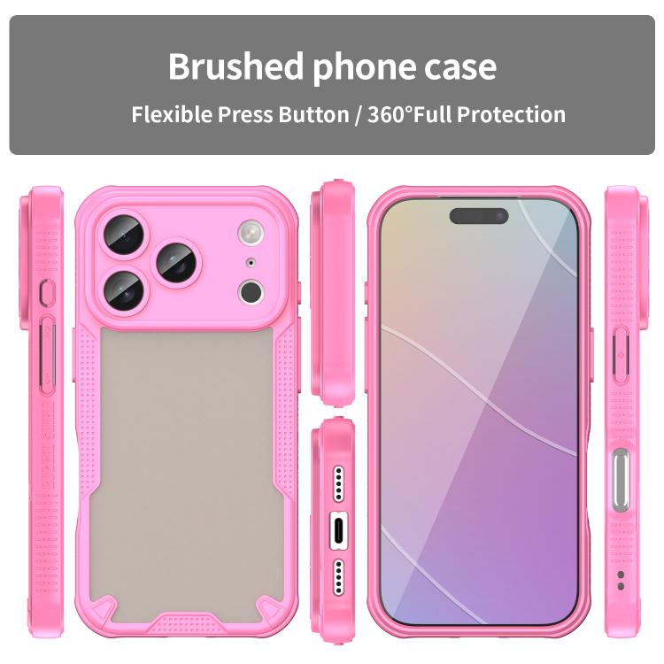 Custodia per telefono Armor Glaze PC Hybrid TPU, For iPhone 17 Pro Max, For iPhone 17 Pro, For iPhone 17, For iPhone Air