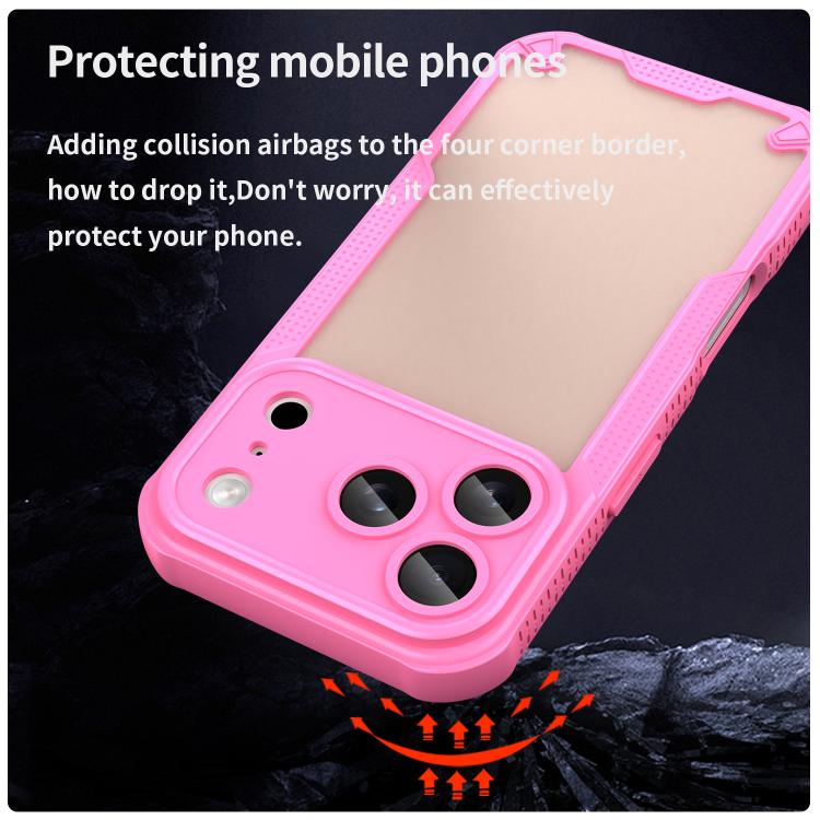 Custodia per telefono Armor Glaze PC Hybrid TPU, For iPhone 17 Pro Max, For iPhone 17 Pro, For iPhone 17, For iPhone Air