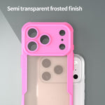 Custodia per telefono Armor Glaze PC Hybrid TPU, For iPhone 17 Pro Max, For iPhone 17 Pro, For iPhone 17, For iPhone Air