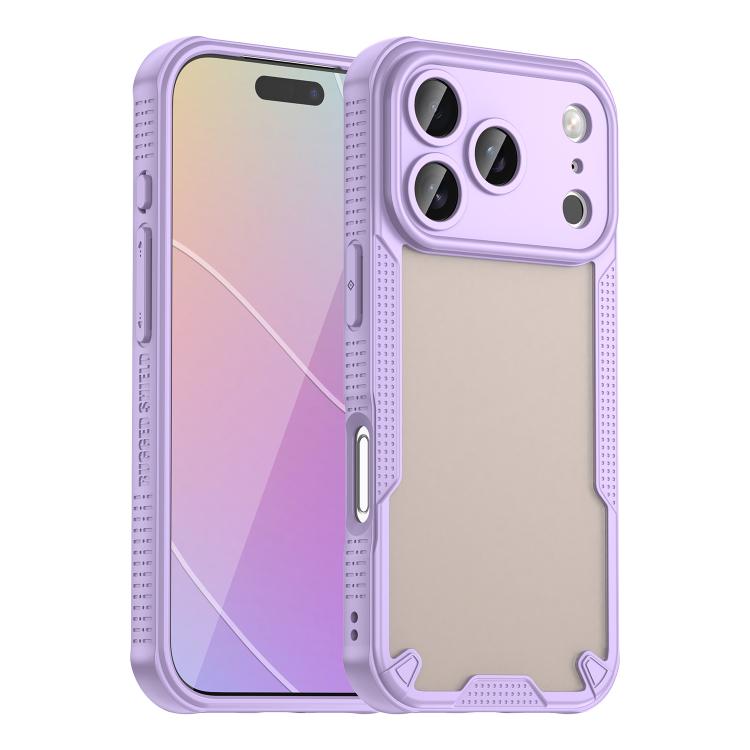 Custodia per telefono Armor Glaze PC Hybrid TPU, For iPhone 17 Pro Max, For iPhone 17 Pro, For iPhone 17, For iPhone Air