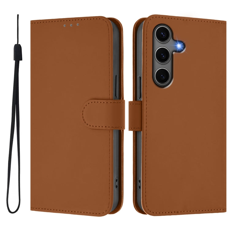 Custodia in pelle con cordino per Samsung Galaxy S25+ 5G
