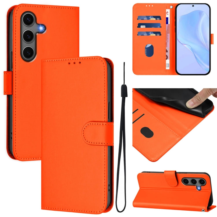 Custodia in pelle con cordino per Samsung Galaxy S25+ 5G