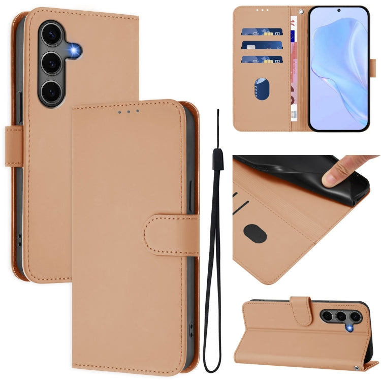 Custodia in pelle con cordino per Samsung Galaxy S25+ 5G