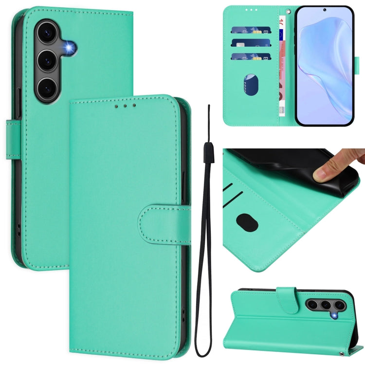 Custodia in pelle con cordino per Samsung Galaxy S25+ 5G