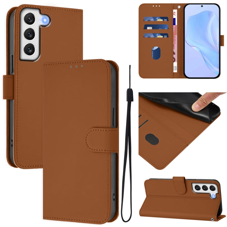 Custodia in pelle con cordino per Samsung Galaxy S22 5G