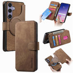 Custodia pelle retrò antifurto per Galaxy S25 FE, Edge, S25 e S25+ 5G