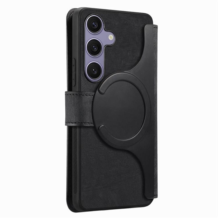 Custodia pelle retrò antifurto per Galaxy S25 FE, Edge, S25 e S25+ 5G