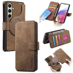 Custodia pelle antifurto con supporto MagSafe per Galaxy A08 A07 A18 A17 A57 A37