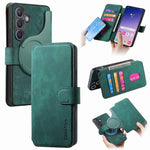 Custodia pelle antifurto con supporto MagSafe per Galaxy A08 A07 A18 A17 A57 A37