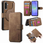 Custodia pelle antifurto con supporto MagSafe per Galaxy A08 A07 A18 A17 A57 A37