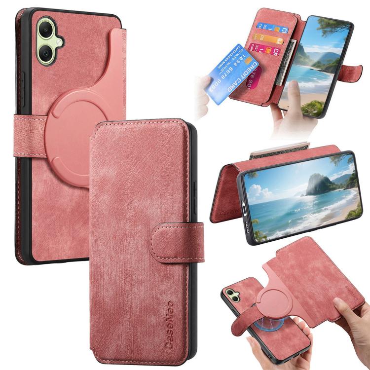 Custodia pelle antifurto con supporto MagSafe per Galaxy A08 A07 A18 A17 A57 A37