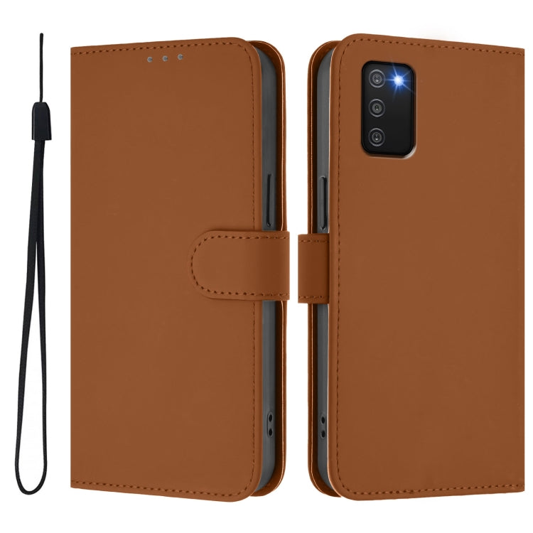 Custodia in pelle con cordino per Samsung Galaxy A03s 164mm