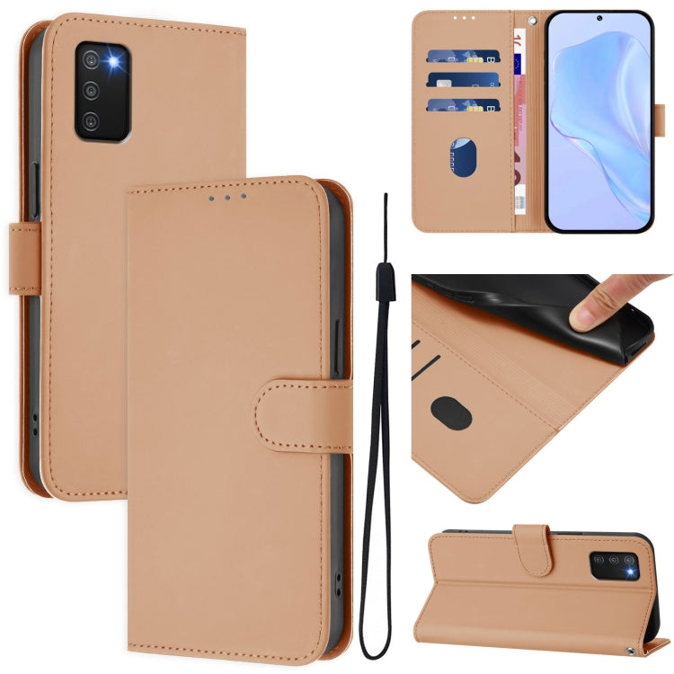 Custodia in pelle con cordino per Samsung Galaxy A03s 164mm