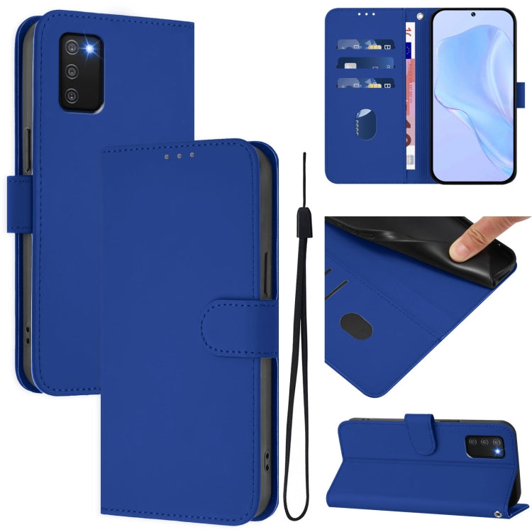 Custodia in pelle con cordino per Samsung Galaxy A03s 164mm