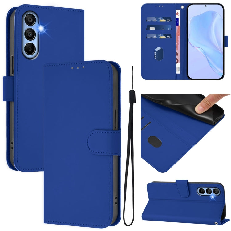 Custodia in pelle con cordino per Samsung Galaxy A15 5G / 4G