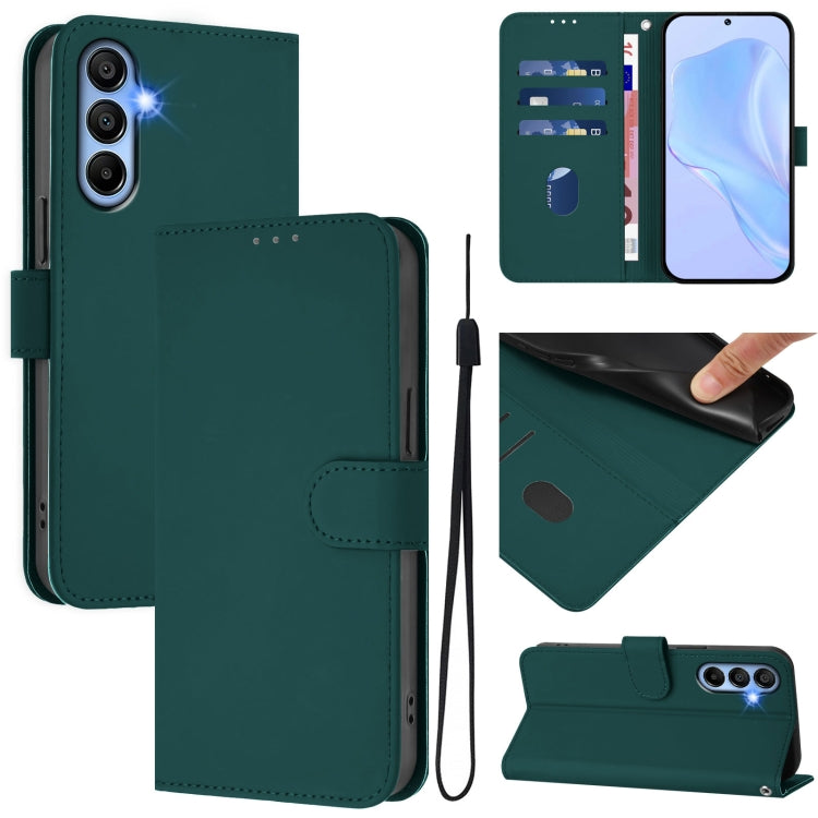 Custodia in pelle con cordino per Samsung Galaxy A15 5G / 4G