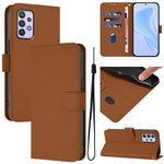 Custodia in pelle con cordino per Samsung Galaxy A32 5G / M32 5G
