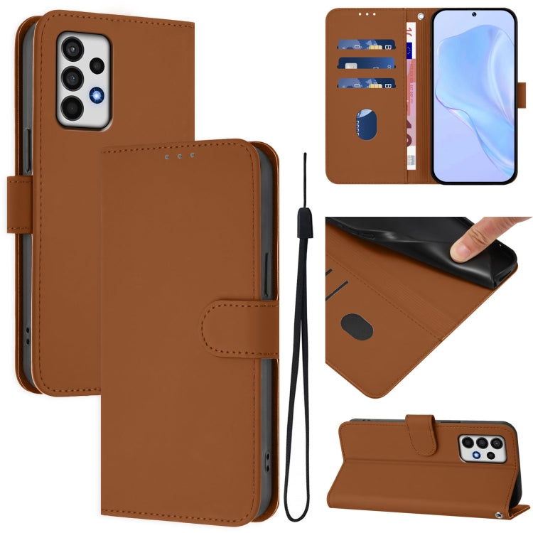 Custodia in pelle con cordino per Samsung Galaxy A52 4G/5G/A52s 5G