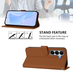 Custodia in pelle con cordino per Galaxy A27 5G